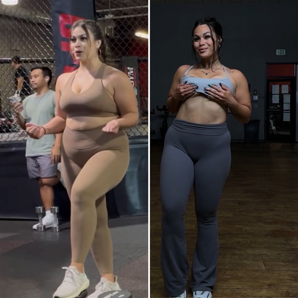 Britt, before and now